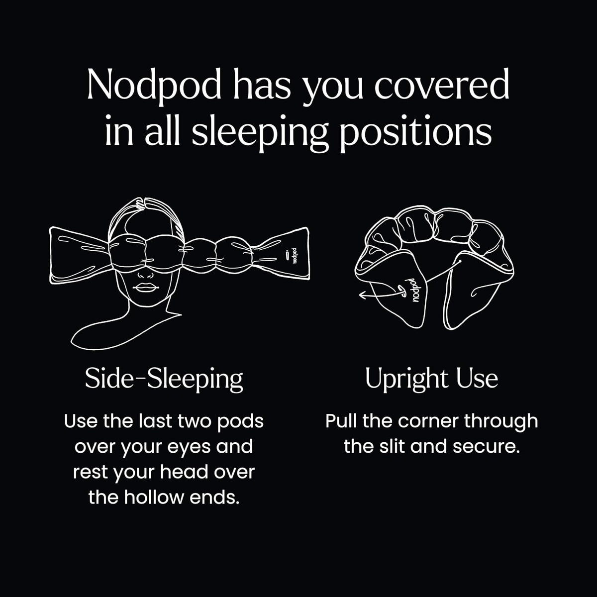 Patented Gentle Pressure Sleep Mask, Weighted Eye Mask