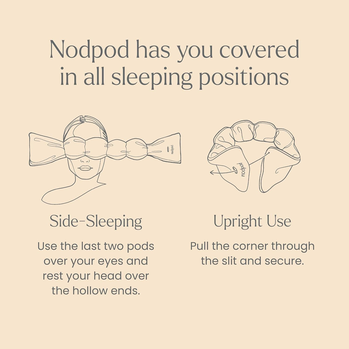 Patented Gentle Pressure Sleep Mask, Weighted Eye Mask