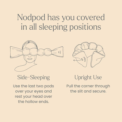 Patented Gentle Pressure Sleep Mask, Weighted Eye Mask