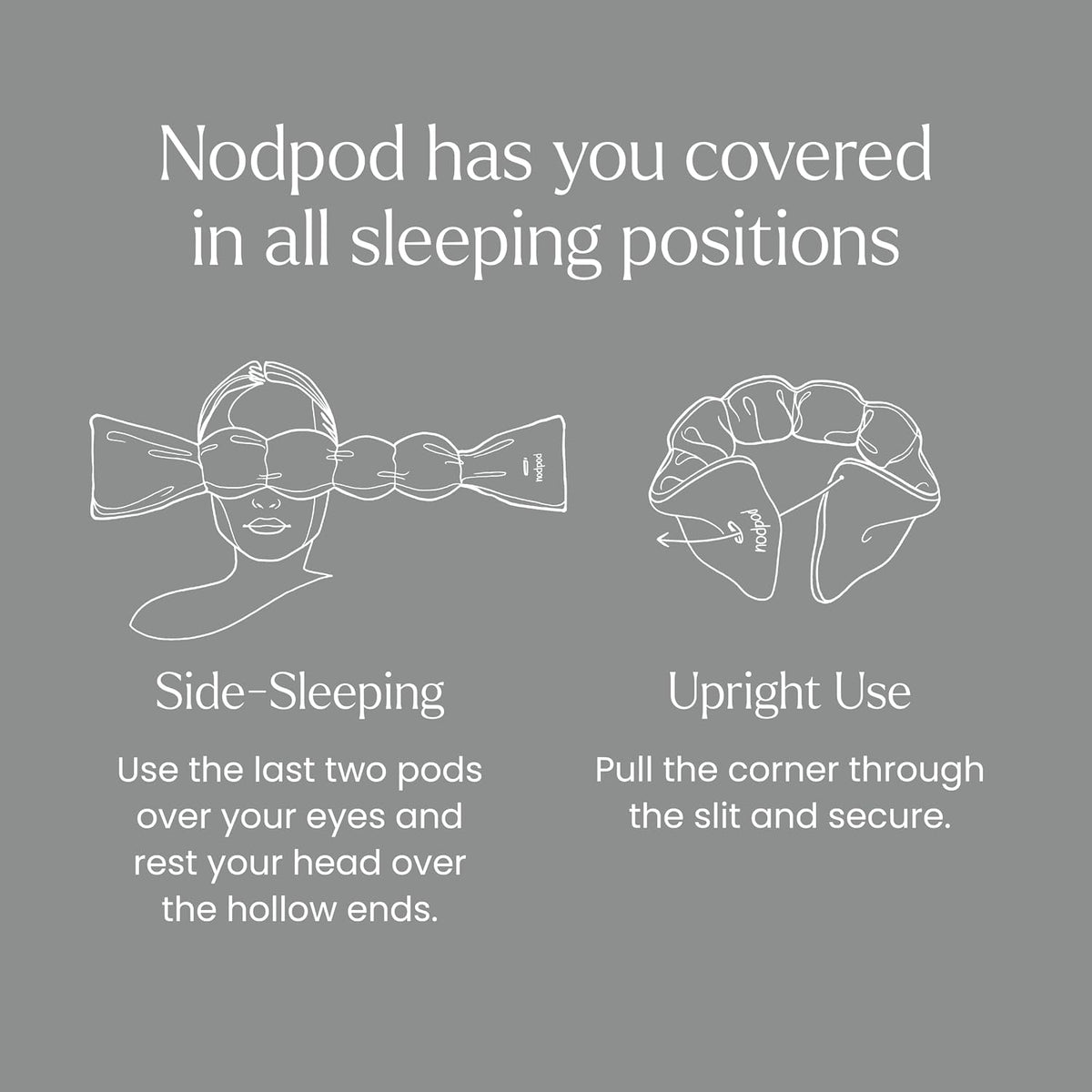 Patented Gentle Pressure Sleep Mask, Weighted Eye Mask