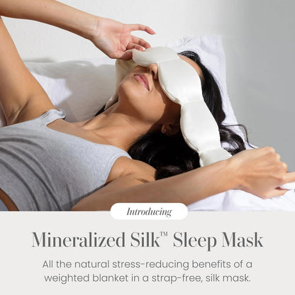 Patented Gentle Pressure Sleep Mask, Weighted Eye Mask
