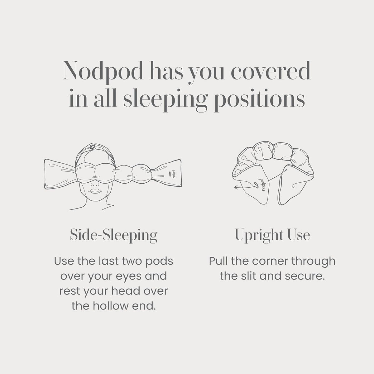 Patented Gentle Pressure Sleep Mask, Weighted Eye Mask