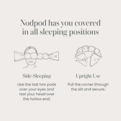 Patented Gentle Pressure Sleep Mask, Weighted Eye Mask