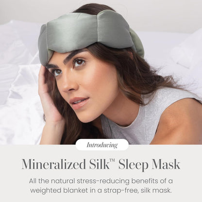 Patented Gentle Pressure Sleep Mask, Weighted Eye Mask