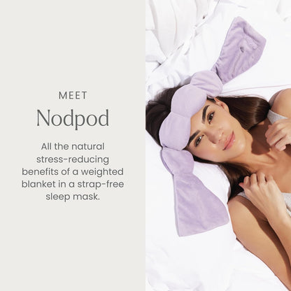 Patented Gentle Pressure Sleep Mask, Weighted Eye Mask