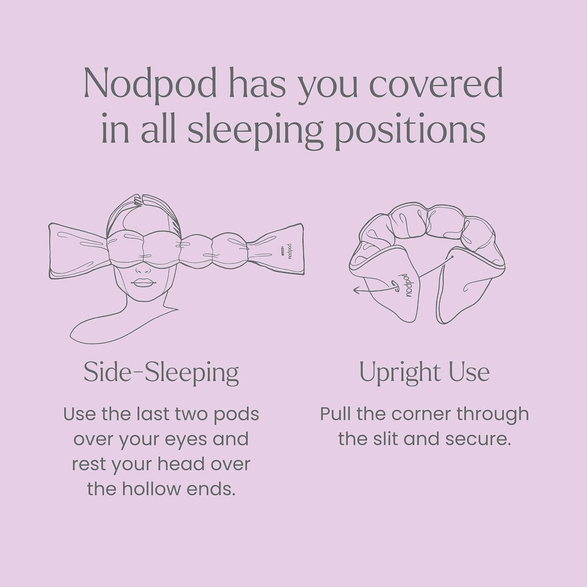 Patented Gentle Pressure Sleep Mask, Weighted Eye Mask