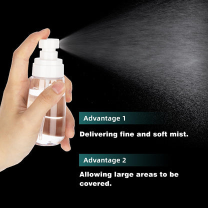 Fine Mist Travel Spray Bottles, Refillable Cosmetic Containers