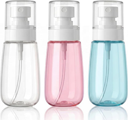Fine Mist Travel Spray Bottles, Refillable Cosmetic Containers