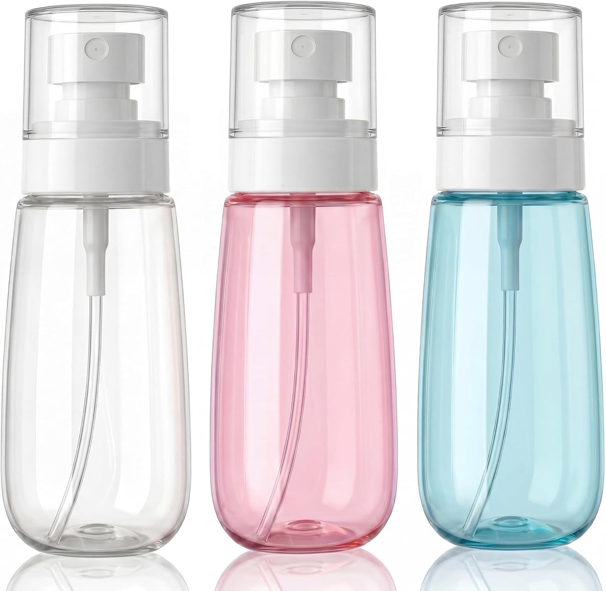 Fine Mist Travel Spray Bottles, Refillable Cosmetic Containers