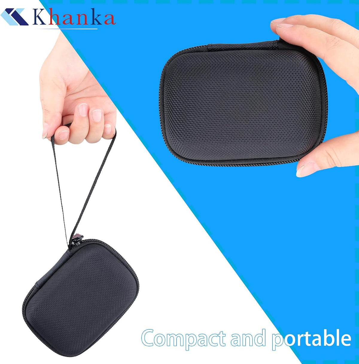 Hard Travel Case for Anker Nano Power Bank 10,000mAh 45W,Black