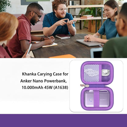Hard Travel Case for Anker Nano Power Bank 10,000mAh 45W,Black