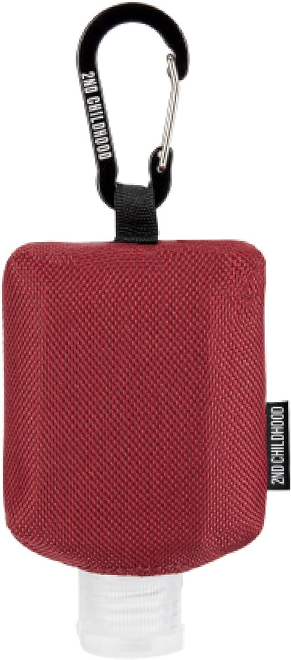Mini Travel Hand Sanitizer Keychain Holder Case, Clip-On