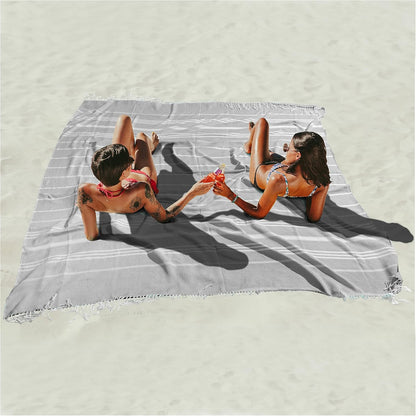 Antfuny Turkish Beach Towels Vacation Essentials Quick Dry Sand Free Oversized Bath Pool Swim Towel Extra Large XL Blanket Adult Travel Cruise Accessories Must Haves Clearance Stuff Necessities - Colors C