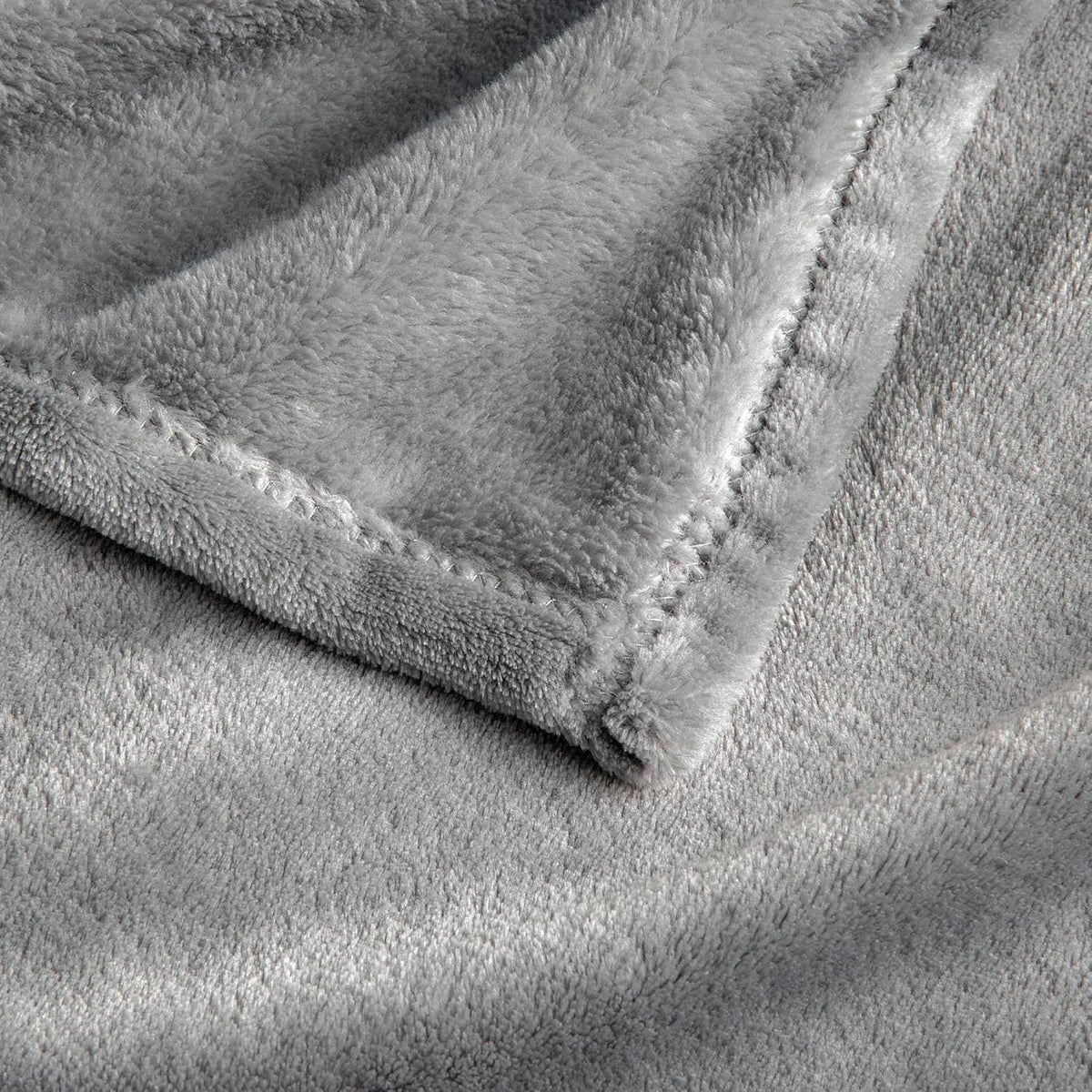Fleece Blanket Soft Plush Throw for Couch Black 50"x60" - Colors A