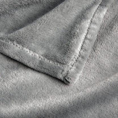 Fleece Blanket Soft Plush Throw for Couch Black 50"x60" - Colors A