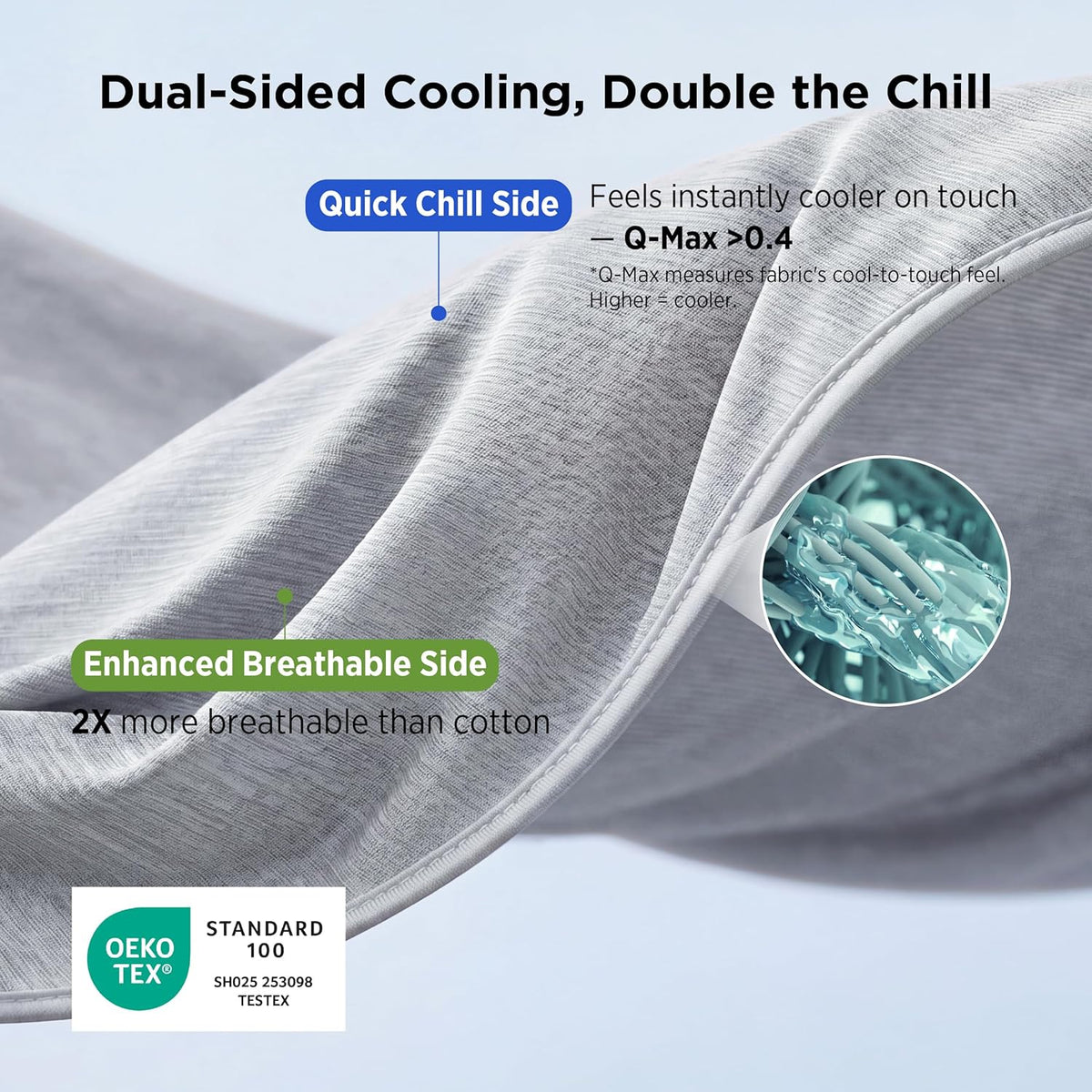 Bedsure Silky Soft Summer Cooling Blanket for Hot Sleepers, Rayon Derived from Bamboo Cold Throw Blanket for Couch, Lightweight Bed Cooling Throw Camping Picnic Travel Outdoor Dorm Essentials, 50x70
