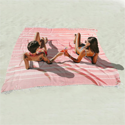 Antfuny Turkish Beach Towels Vacation Essentials Quick Dry Sand Free Oversized Bath Pool Swim Towel Extra Large XL Blanket Adult Travel Cruise Accessories Must Haves Clearance Stuff Necessities - Colors A