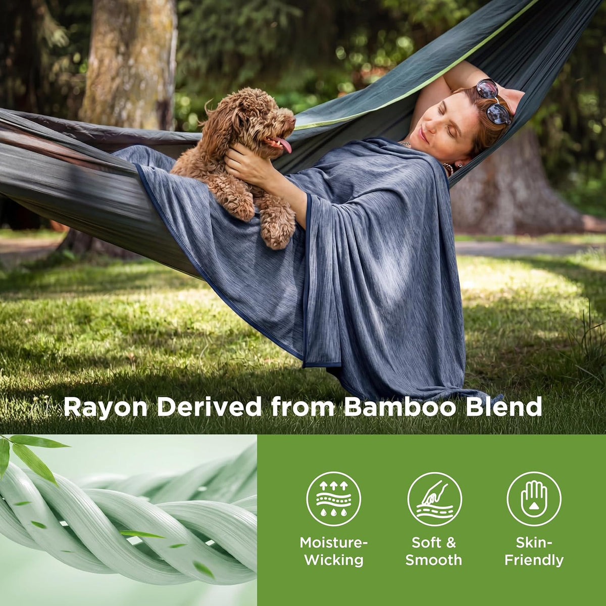 Bedsure Silky Soft Summer Cooling Blanket for Hot Sleepers, Rayon Derived from Bamboo Cold Throw Blanket for Couch, Lightweight Bed Cooling Throw Camping Picnic Travel Outdoor Dorm Essentials, 50x70