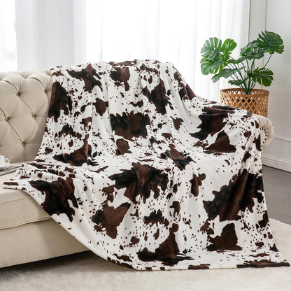 BEDELITE Fleece Blanket Black Throw Blankets for Couch & Bed, Luxury Plush Cozy Fuzzy Blanket 50x60 inches, Super Soft Warm Lightweight Throw Blanket for Travel Camping - Colors B