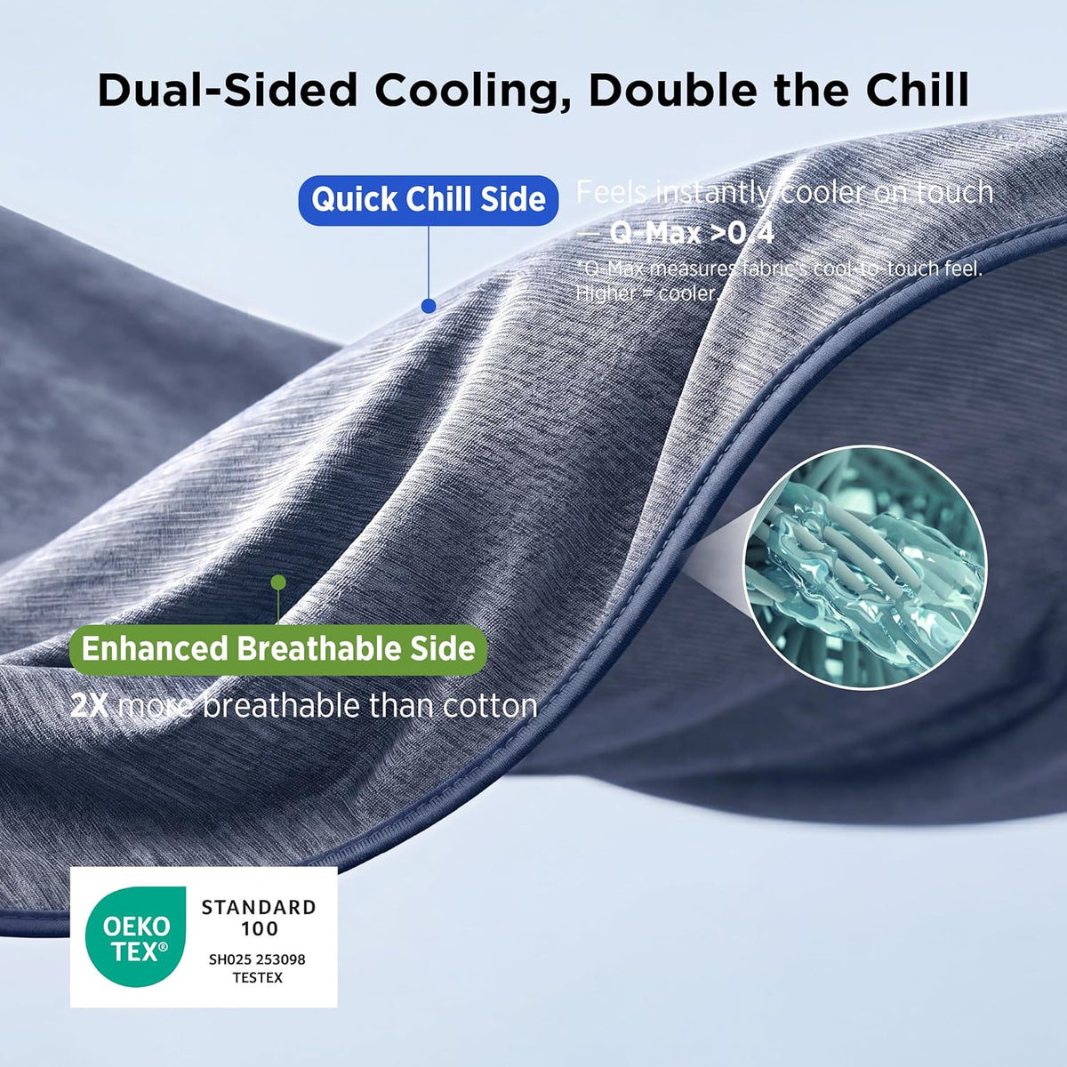 Bedsure Silky Soft Summer Cooling Blanket for Hot Sleepers, Rayon Derived from Bamboo Cold Throw Blanket for Couch, Lightweight Bed Cooling Throw Camping Picnic Travel Outdoor Dorm Essentials, 50x70