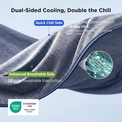 Bedsure Silky Soft Summer Cooling Blanket for Hot Sleepers, Rayon Derived from Bamboo Cold Throw Blanket for Couch, Lightweight Bed Cooling Throw Camping Picnic Travel Outdoor Dorm Essentials, 50x70
