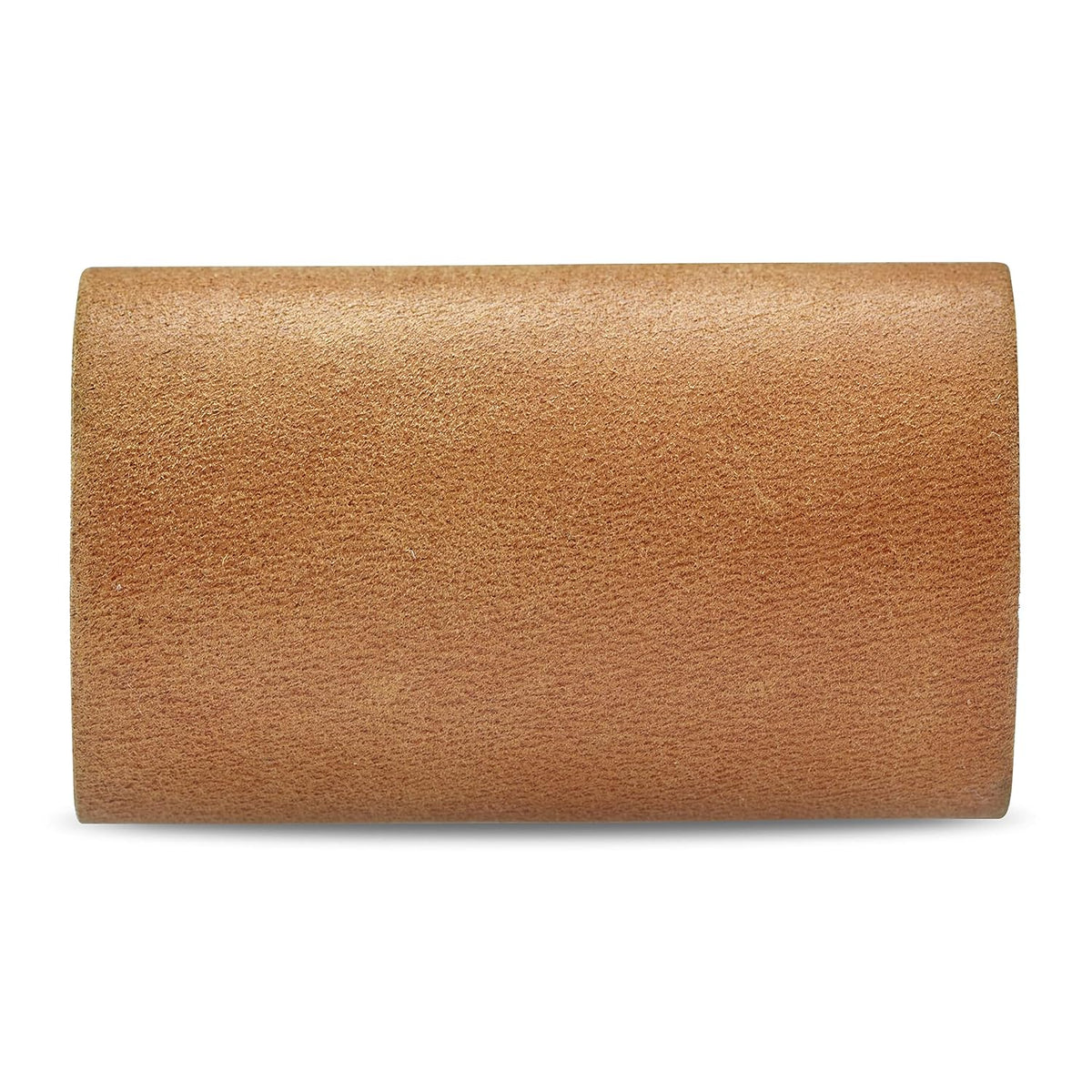 Safety Razor Head Protecting Leather Cover, Genuine Cowhide Leather Double Edge Safety Razor Case Accessories for Travel, Butterfly Razor Case (Cognac)