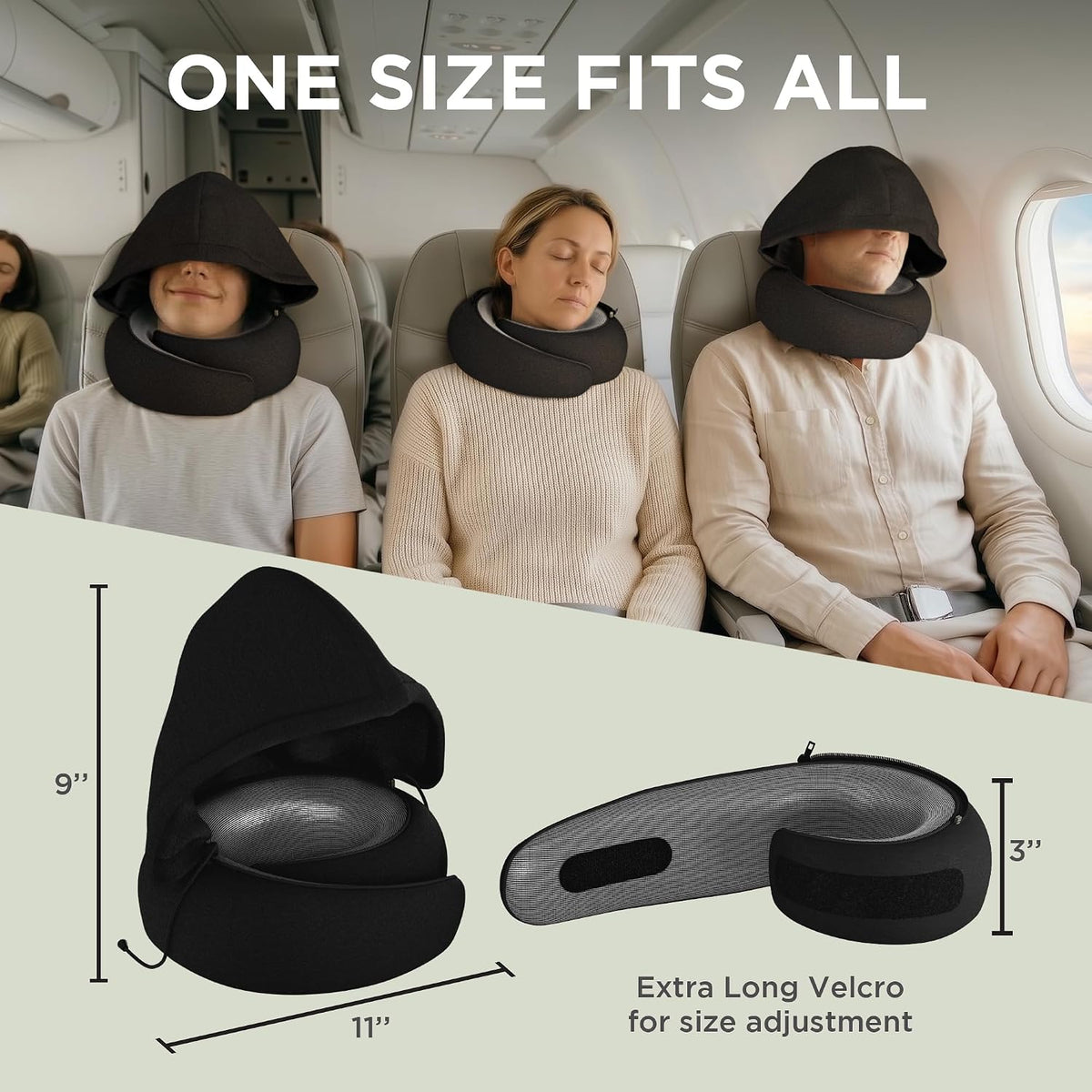 Travel Pillow and Blanket Set, 2-in-1 Airplane Travel Essentials with Soft Flannel Travel Blanket, Inflatable Pillow, Compact Carry Bag with Carabiner for Flights, Camping, Cruise Ship, Car
