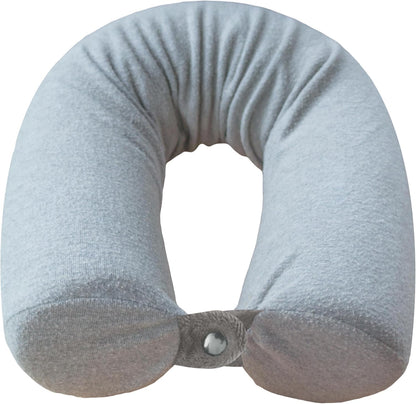 Travel Pillow and Blanket Set, 2-in-1 Airplane Travel Essentials with Soft Flannel Travel Blanket, Inflatable Pillow, Compact Carry Bag with Carabiner for Flights, Camping, Cruise Ship, Car