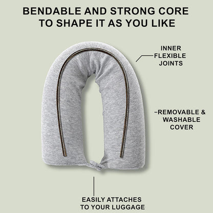 Travel Pillow and Blanket Set, 2-in-1 Airplane Travel Essentials with Soft Flannel Travel Blanket, Inflatable Pillow, Compact Carry Bag with Carabiner for Flights, Camping, Cruise Ship, Car