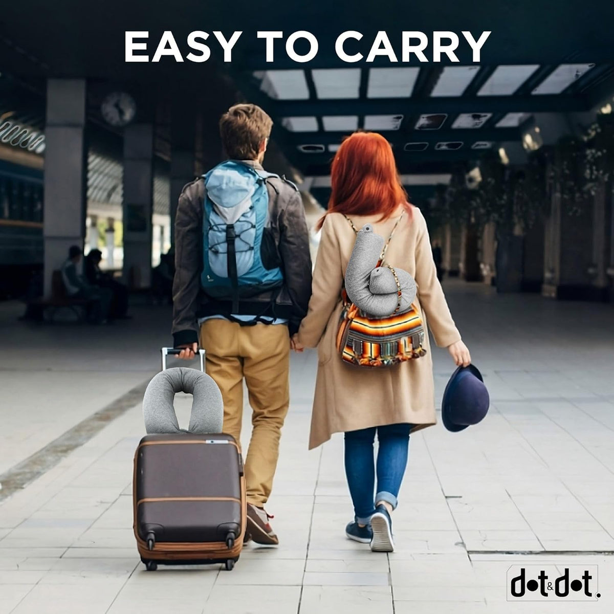 Travel Pillow and Blanket Set, 2-in-1 Airplane Travel Essentials with Soft Flannel Travel Blanket, Inflatable Pillow, Compact Carry Bag with Carabiner for Flights, Camping, Cruise Ship, Car