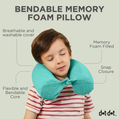 Travel Pillow and Blanket Set, 2-in-1 Airplane Travel Essentials with Soft Flannel Travel Blanket, Inflatable Pillow, Compact Carry Bag with Carabiner for Flights, Camping, Cruise Ship, Car