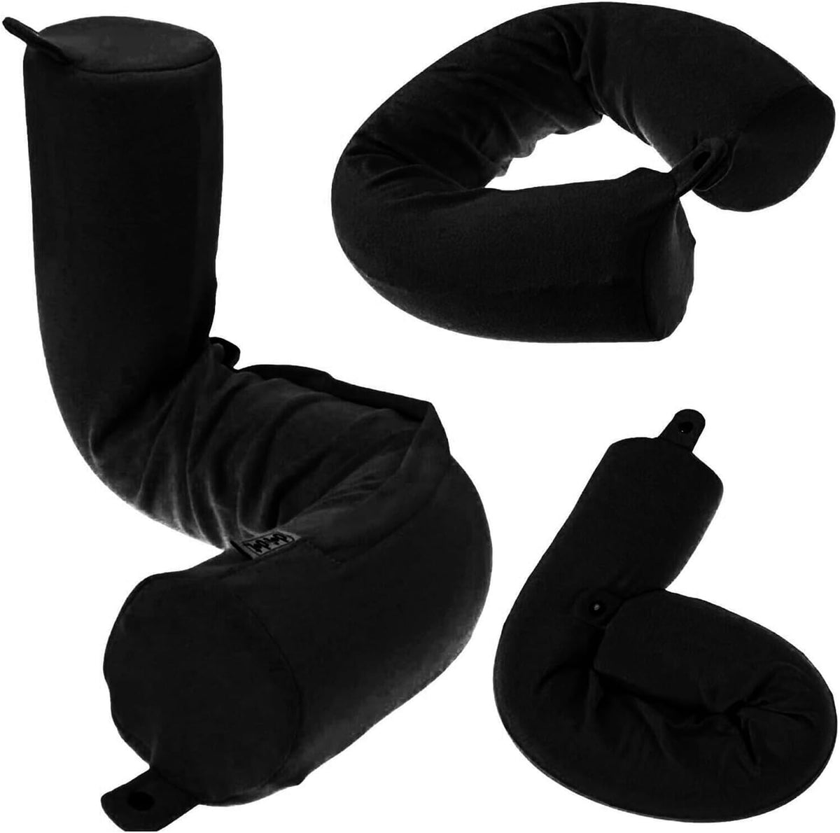 Travel Pillow and Blanket Set, 2-in-1 Airplane Travel Essentials with Soft Flannel Travel Blanket, Inflatable Pillow, Compact Carry Bag with Carabiner for Flights, Camping, Cruise Ship, Car