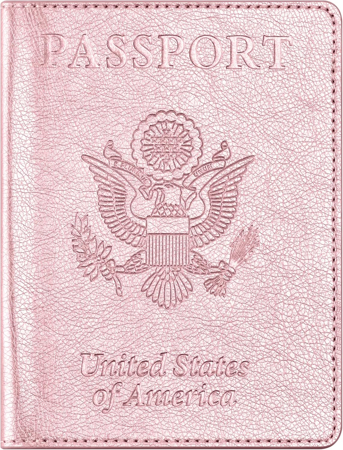 Eoehro Passport Holder for Travel Essentials, Passport Wallet Cover Case for Travel Must Haves Accessories,Passport Book Holders for Women and Men(black)