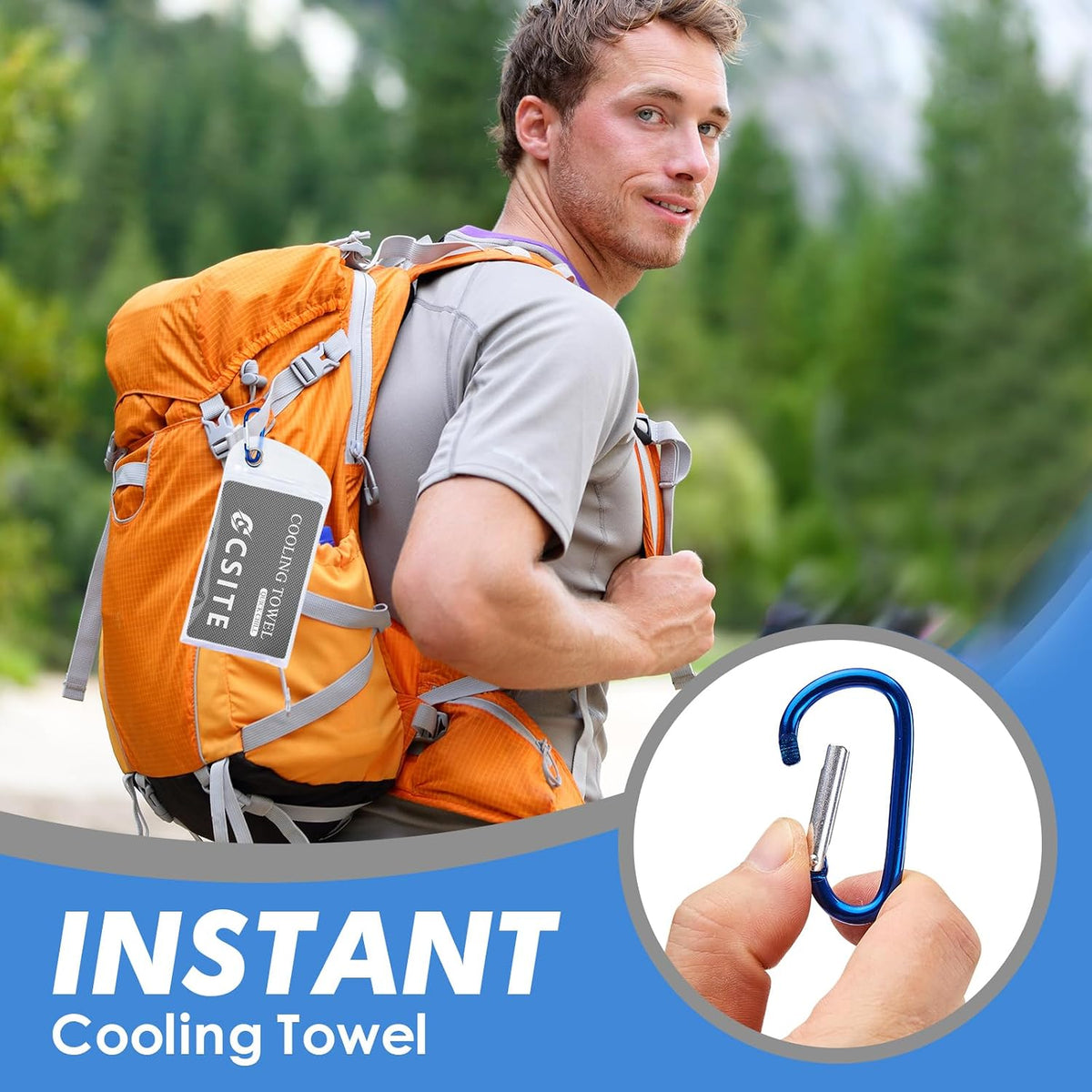 4 Pack Cooling Towels (47"x12") for Neck and Face, Ice Towel for Hot Weather, Soft Breathable Chilly Gym Towels, Microfiber Towel for Work Out, Yoga, Running, Camping & More Activities