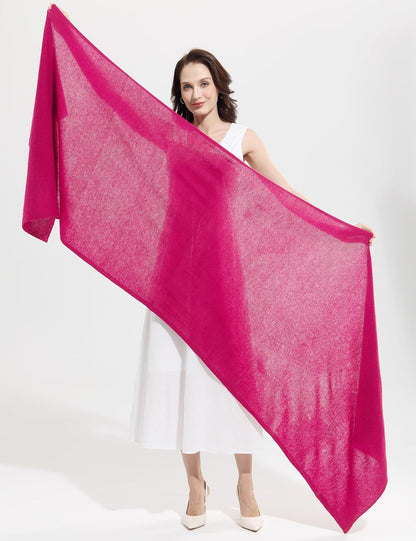 Soft Cashmere Blend Wrap Chic Scarf Stole for Women Wayfarer Travel Extra Large 87"x28" - Colors B