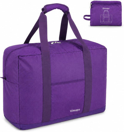Foldable Travel Duffle Bag with Trolley Sleeve 40L Travel Bag