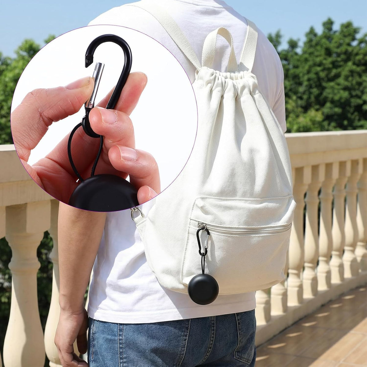 4 Pcs Earplug Case, Portable Loop Ear Plug Carrying Case, Work