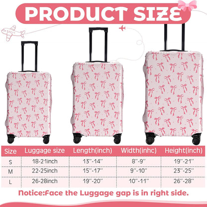 3 Pieces Travel Luggage Cover, S/medium/L;Vintage Theme;Multicolor