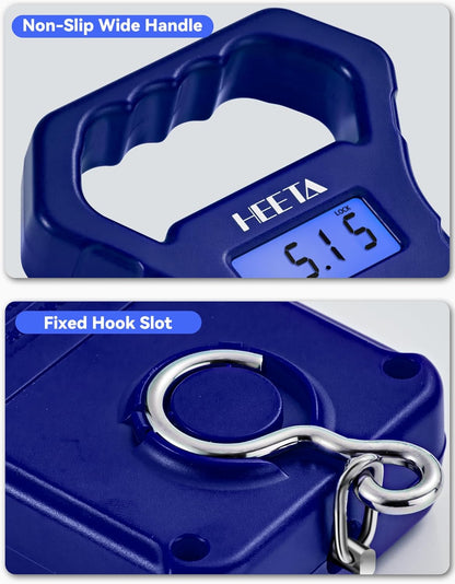 Fish Scale 110lb/50kg Digital Hanging Fishing Luggage Weight Scale