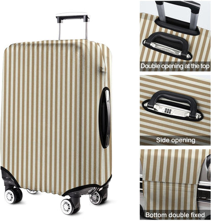 Red Bow Luggage Cover Protector Fit 29-32 Inch, Black