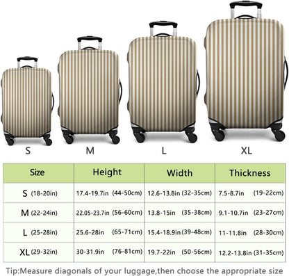 Red Bow Luggage Cover Protector Fit 29-32 Inch, Black