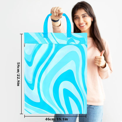 2 Pcs Large Travel Laundry Bags - Waterproof with Handle, Washable Dirty Clothes Bags for Travel, Wet & Dry Use, Bathing Suit & Gym Clothes Laundry, Swimming Pool & College Dorm