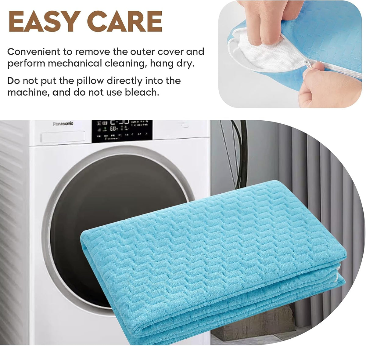 Camping Pillow Travel Pillow Small Shredded Memory Foam Pillow - Compressible Medium Firm, Breathable Cover, Ideal Backpacking Hiking, Airplane and Car
