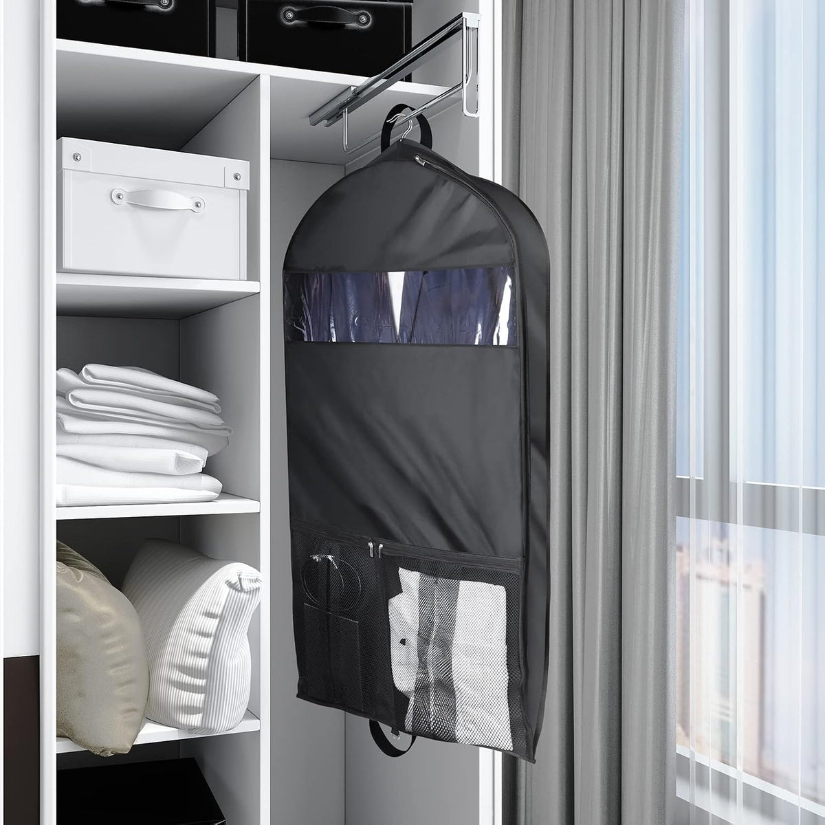 Garment Bag for Moving, Heavy Duty Suit Bag, 60 Inch, Set of 1
