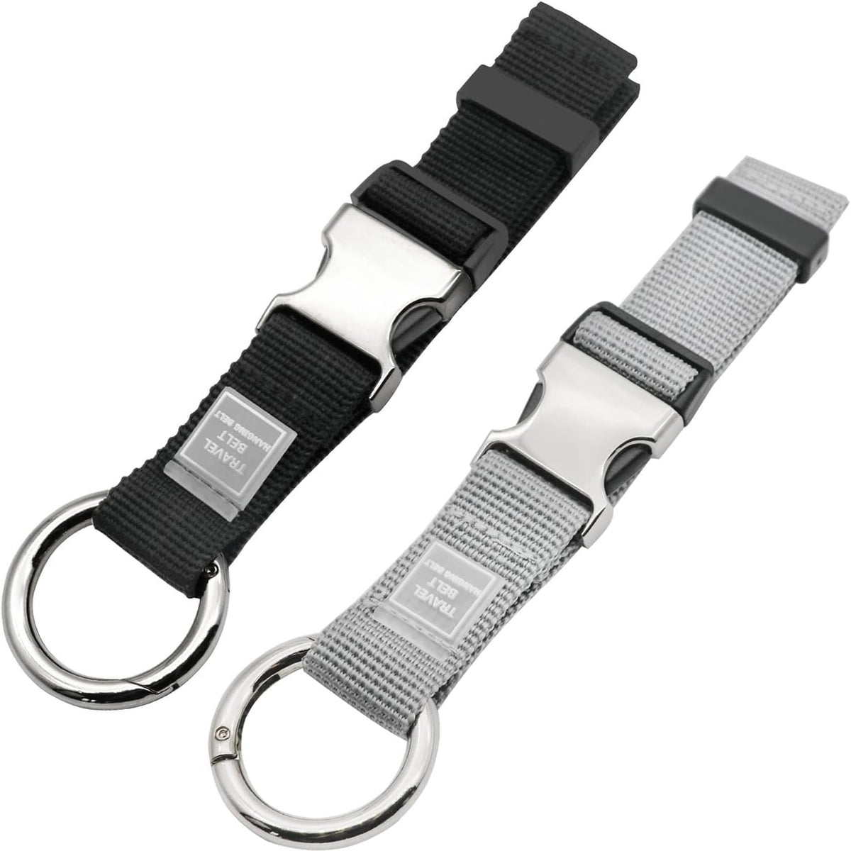 Add-A-Bag Luggage Strap Jacket Gripper, Luggage Straps Baggage Suitcase Belts Travel Accessories - Make Your Hands Free, Easy to Carry Your Extra Bags, Black