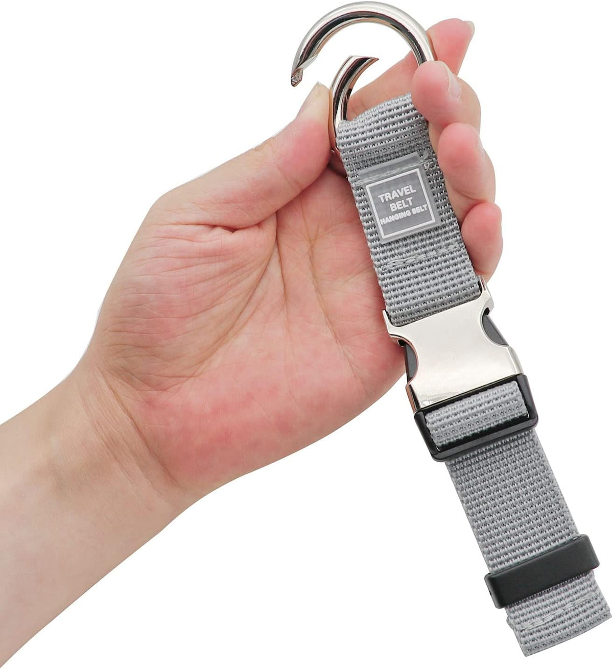 Add-A-Bag Luggage Strap Jacket Gripper, Luggage Straps Baggage Suitcase Belts Travel Accessories - Make Your Hands Free, Easy to Carry Your Extra Bags, Black