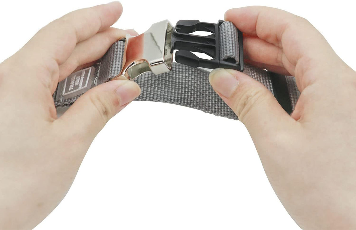 Add-A-Bag Luggage Strap Jacket Gripper, Luggage Straps Baggage Suitcase Belts Travel Accessories - Make Your Hands Free, Easy to Carry Your Extra Bags, Black