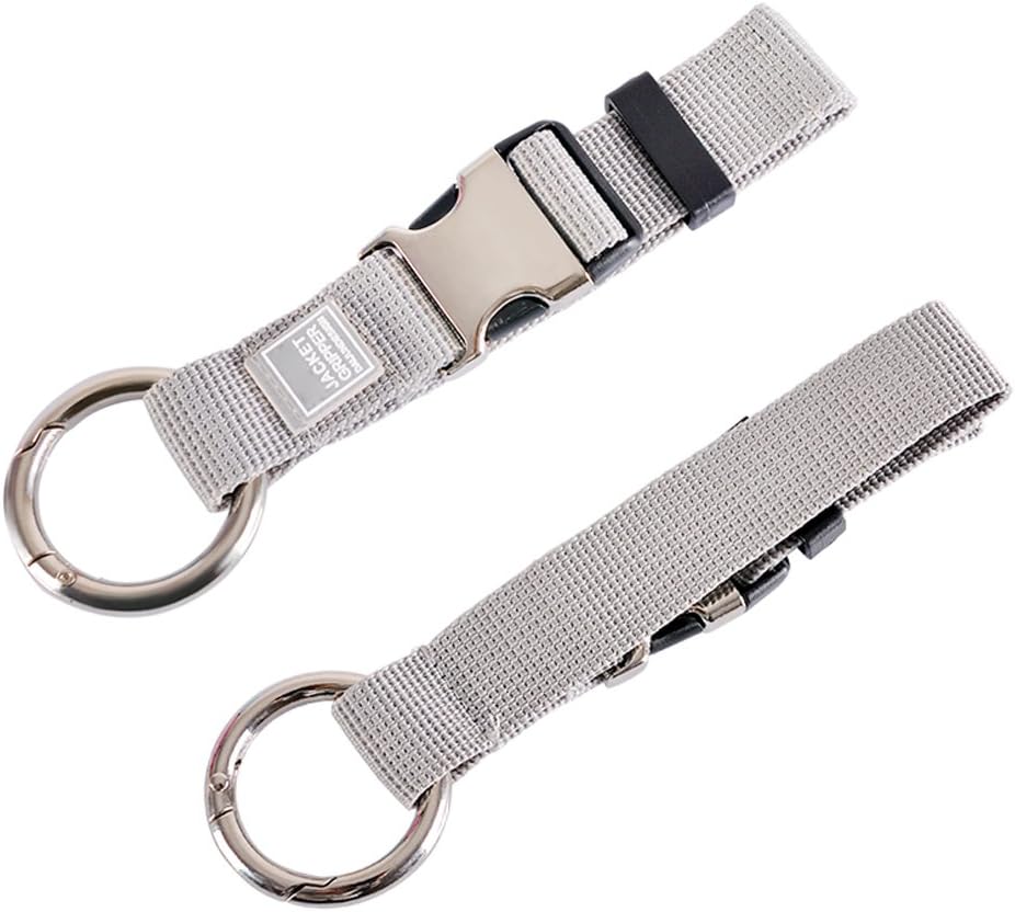 Add-A-Bag Luggage Strap Jacket Gripper, Luggage Straps Baggage Suitcase Belts Travel Accessories - Make Your Hands Free, Easy to Carry Your Extra Bags, Black