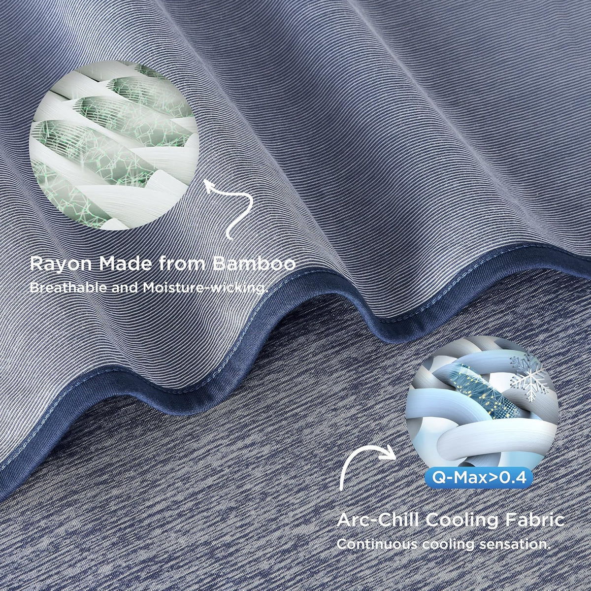 Bedsure Silky Soft Summer Cooling Blanket for Hot Sleepers, Rayon Derived from Bamboo Cold Throw Blanket for Couch, Lightweight Bed Cooling Throw Camping Picnic Travel Outdoor Dorm Essentials, 50x70