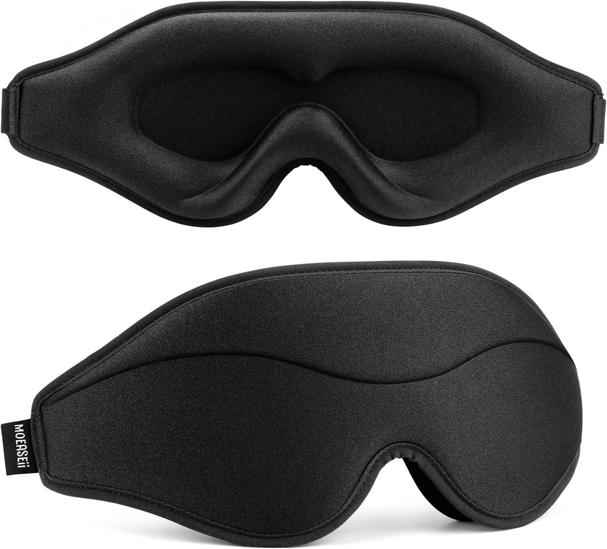 Sleep Mask - Total Blackout 3D Sleeping Mask, Super Lightweight & Silky Soft Eye Mask for Sleeping, Fully Adjustable Fit for Home, Office, Traveling, Meditation, Yoga, Pink